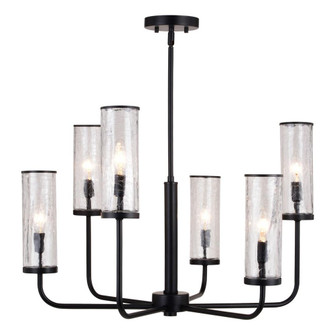 Glencoe 28-in. 6 Light Chandelier Matte Black (51|H0266)