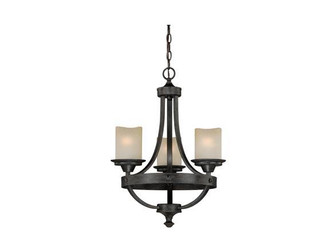 Halifax 3L Mini Chandelier Black Walnut (51|H0136)