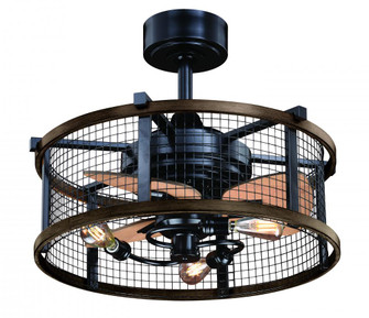 Humboldt 21-in LED Ceiling Fan Oil Rubbed Bronze and Burnished Teak (51|F0061)