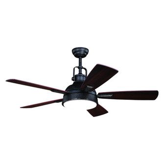 Walton LED 52-in LED Ceiling Fan Gold Stone (51|F0060)