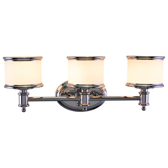 Carlisle 3 Light Chrome Bathroom Vanity Fixture (51|CR-VLU003CH)