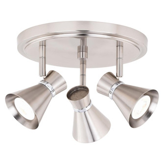 Alto 3L LED Directional Ceiling Light Brushed Nickel and Chrome (51|C0219)