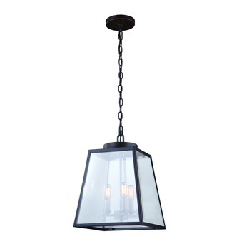 Grant 3 Light Bronze Farmhouse Lantern Pendant Clear Glass (51|P0289)