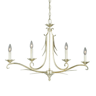 Austen 4L Silver Linear Chandelier Island Pendant Light Fixture (51|P0099)