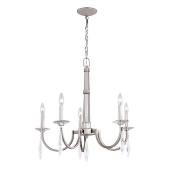 Hoyne 5 Light Chandelier Polished Nickel (51|H0243)