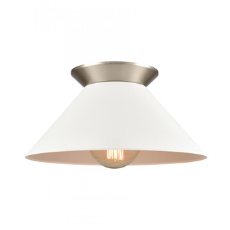 Cavendish 16'' Wide 1-Light Semi Flush Mount - Brushed Nickel (91|89993/1)