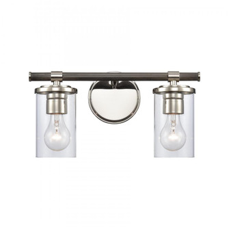 Burrow 15'' Wide 2-Light Vanity Light - Polished Nickel (91|89851/2)