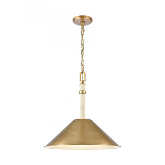 Neville 18'' Wide 1-Light Pendant - Natural Brass (91|89715/1)