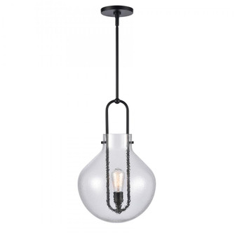 Monica 13'' Wide 1-Light Pendant - Matte Black (91|82303/1)