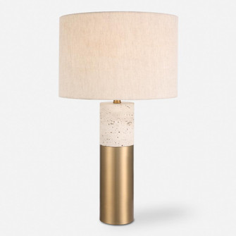 Uttermost Gravitas Elegant Brass & Stone Lamp (85|30201-1)