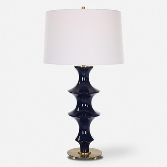 Uttermost Coil Sculpted Blue Table Lamp (85|30196)
