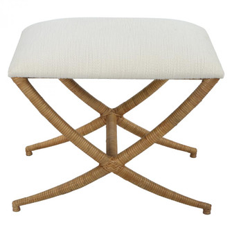 Uttermost Expedition White Fabric Small Bench (85|23751)