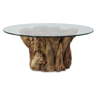 Uttermost Driftwood Glass Top Large Coffee Table (85|22876)