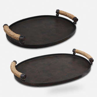 Uttermost Viggo Bronze Trays Set/2 (85|18073)