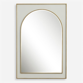 Uttermost Crisanta Gloss White Arch Mirror (85|09916)