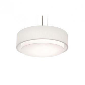 Sanibel 18'' Med Base Pendant - BK and LW (1|SAP1824MBBK-LW)