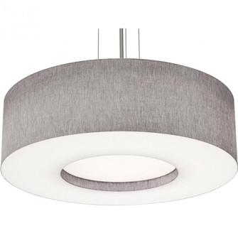 Montclair 30'' Med Base Pendant,BK w/ GY (1|MCP3044MBBK-GY)