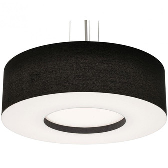 Montclair 30'' LED Pendant,120-277V,5 CCT,SN w/ BK (1|MCP3044L5AJUDSN-BK)