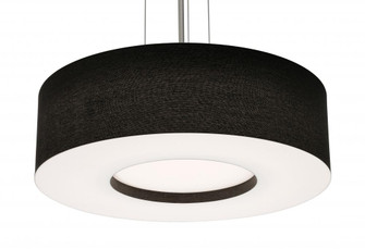 Montclair 24'' LED Pendant,120-277V,5 CCT,SN w/ BK (1|MCP2432L5AJUDSN-BK)