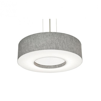 Montclair 19'' Med Base Pendant - BK w/ GY (1|MCP1932MBBK-GY)