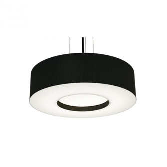 Montclair 19'' Med Base Pendant - BK w/ BK (1|MCP1932MBBK-BK)