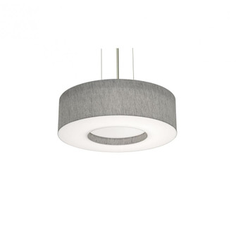 Montclair 15'' Med Base Pendant - SN w/ GY (1|MCP1524MBSN-GY)