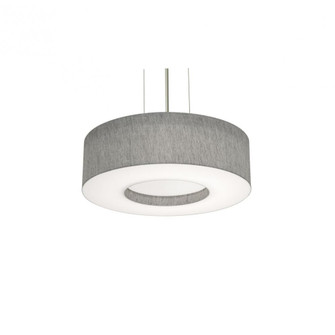 Montclair 15'' Med Base Pendant - BK w/ GY (1|MCP1524MBBK-GY)