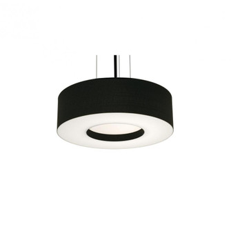 Montclair 15'' Med Base Pendant - BK w/ BK (1|MCP1524MBBK-BK)