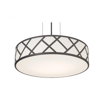 Haven 21'' LED Pendant - 42W 120-277V - Black (1|HVNP21LAJUDBK)