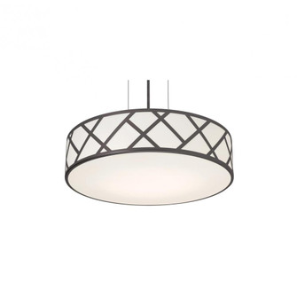 Haven 17'' Med Base Pendant - BK w/ BK (1|HVNP17MBBK)