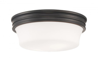 Galen Glass Flush Mount Ceiling Light - Oil Rubbed Bronze (148|5912-OB-MO)