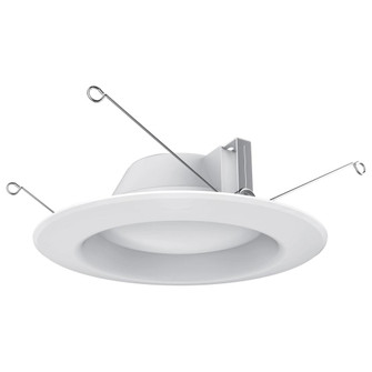 7.2 Watt LED Downlight Retrofit; 5-6 Inches; 2700K; 120 Volt; White Finish (27|S39312)