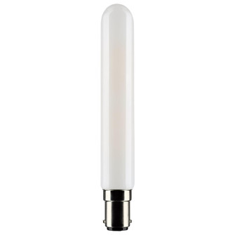 4 Watt T6.5 LED Filament; Frosted; Double Contact Bayonet Base; 4000K; 360 Lumens; 120 Volt (27|S21377)