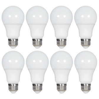 9 Watt A19 LED; 2700K; Non-Dimmable; E26; 80 CRI; 8-pack (27|S11460)