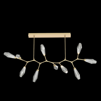 Aalto 10pc Branch-Gilded Brass-Optic Rib Blown Glass (1289|PLB0049-BC-GB-RS-001-L1)