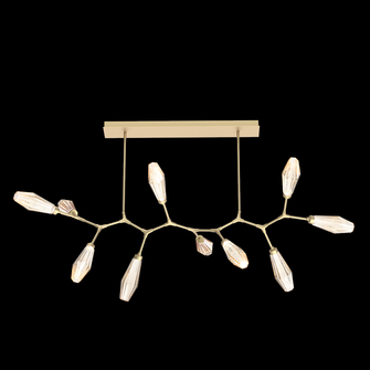 Aalto 10pc Branch-Gilded Brass-Optic Rib Blown Glass (1289|PLB0049-BC-GB-RA-001-L1)