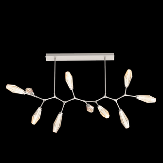 Aalto 10pc Branch-Beige Silver-Optic Rib Blown Glass (1289|PLB0049-BC-BS-RA-001-L3)