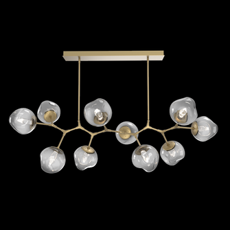 Luna 10pc Branch-Gilded Brass-Geo Inner (1289|PLB0086-BC-GB-GS-001-L3)