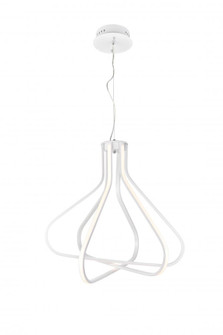 Dahlia 3 Light in White Pendant (758|5105D26WH)