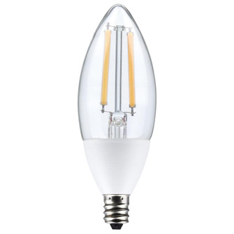 5 Watt B11; Dusk to Dawn LED Filament; 5000K; Candelabra Base; 120 Volt; 90 CRI; With Photocell (27|S11478)
