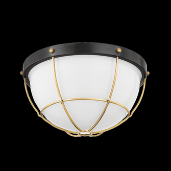 2 LIGHT FLUSH MOUNT (57|MDS1501-AGB/DB)