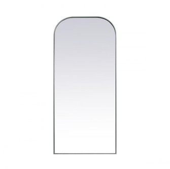 Metal Frame Arch Full Length Mirror 32x76 Inch in Silver (758|MR1FL3276SIL)