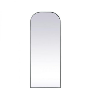 Metal Frame Arch Full Length Mirror 28x74 Inch in Silver (758|MR1FL2874SIL)