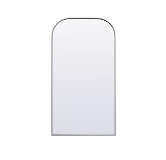 Metal Frame Arch Full Length Mirror 35x66 Inch in Silver (758|MR1FL3566SIL)