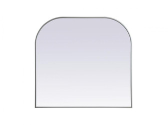 Metal Frame Arch Mirror 40x38 Inch in Silver (758|MR1B4038SIL)