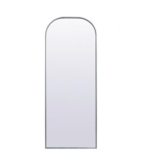 Metal Frame Arch Full Length Mirror 28x74 Inch in Silver (758|MR1B2874SIL)