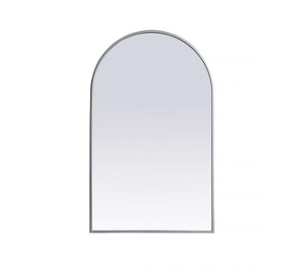 Metal Frame Arch Mirror 22x36 Inch in Silver (758|MR1A2236SIL)