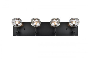 Graham 4 Light Wall Sconce in Black (758|3509W25BK)