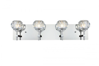 Graham 4 Light Wall Sconce in Chrome (758|3509W25C)