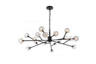 Graham 18 Light Pendant in Black (758|3509D48BK)